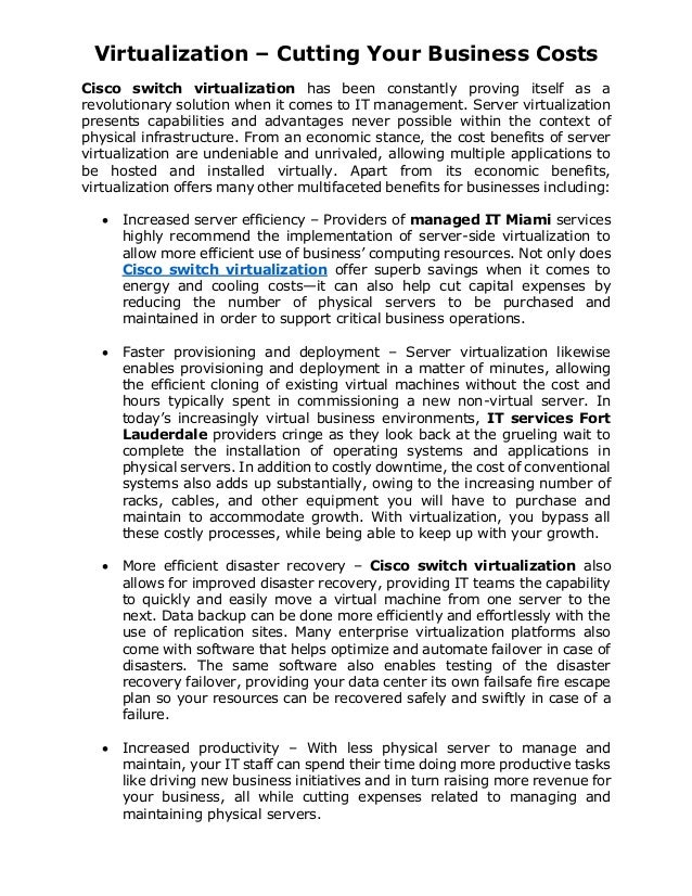 virtualization benefits to business what is virtualization